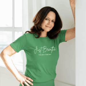 Just Breathe Green - Innerstrong T-shirt
