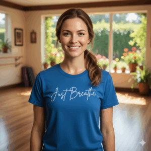 Just Breathe Blue - Innerstrong T-shirt