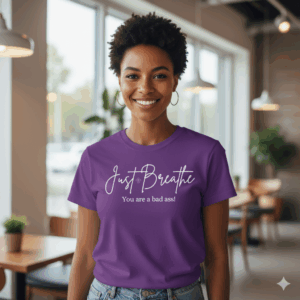 Just Breathe Violet - Innerstrong T-shirt